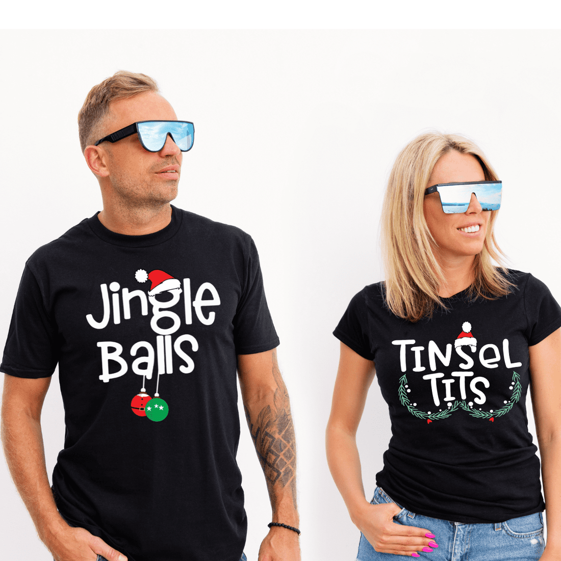 Jngle Balls SVG, Tnsel Tts SVG, Funny Chrstmas SVG, Chet Nut Svg