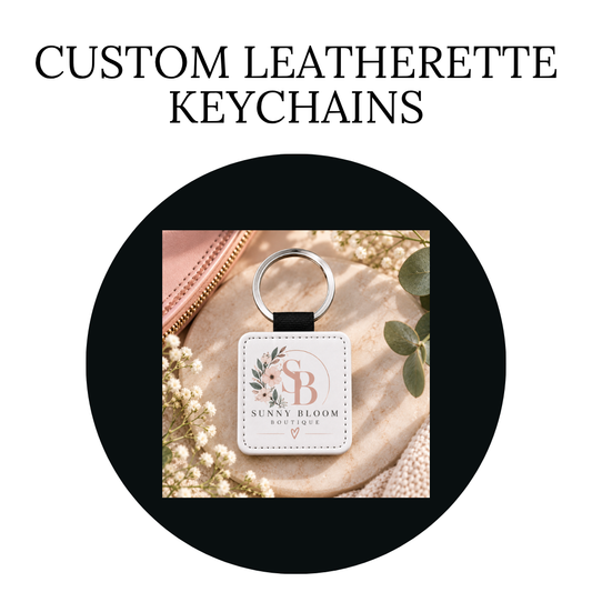Custom Leatherette KeyChains