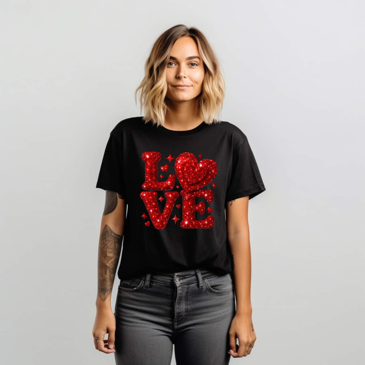 Love Stacked Glitter