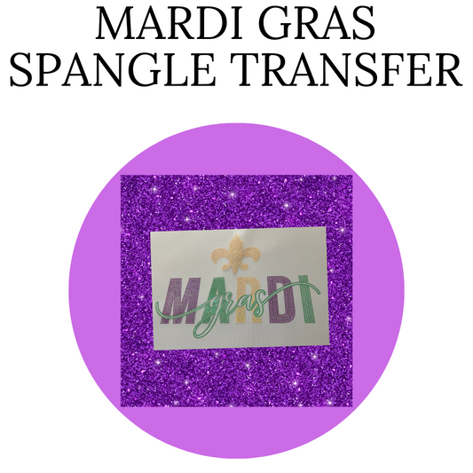 Mardi Gras Spangle Transfer
