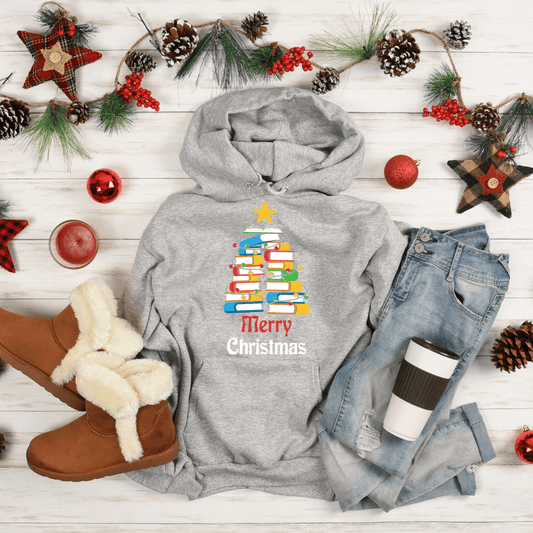 Merry Christmas Book Tree