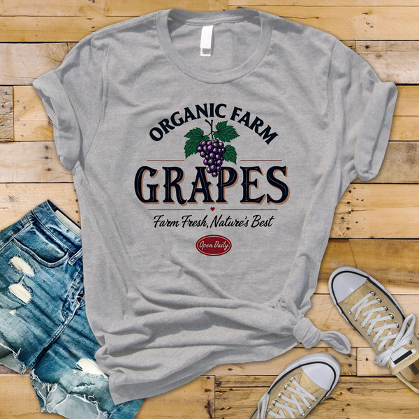 Grape Custom Organic Farm Grapes – Color Custom Prints