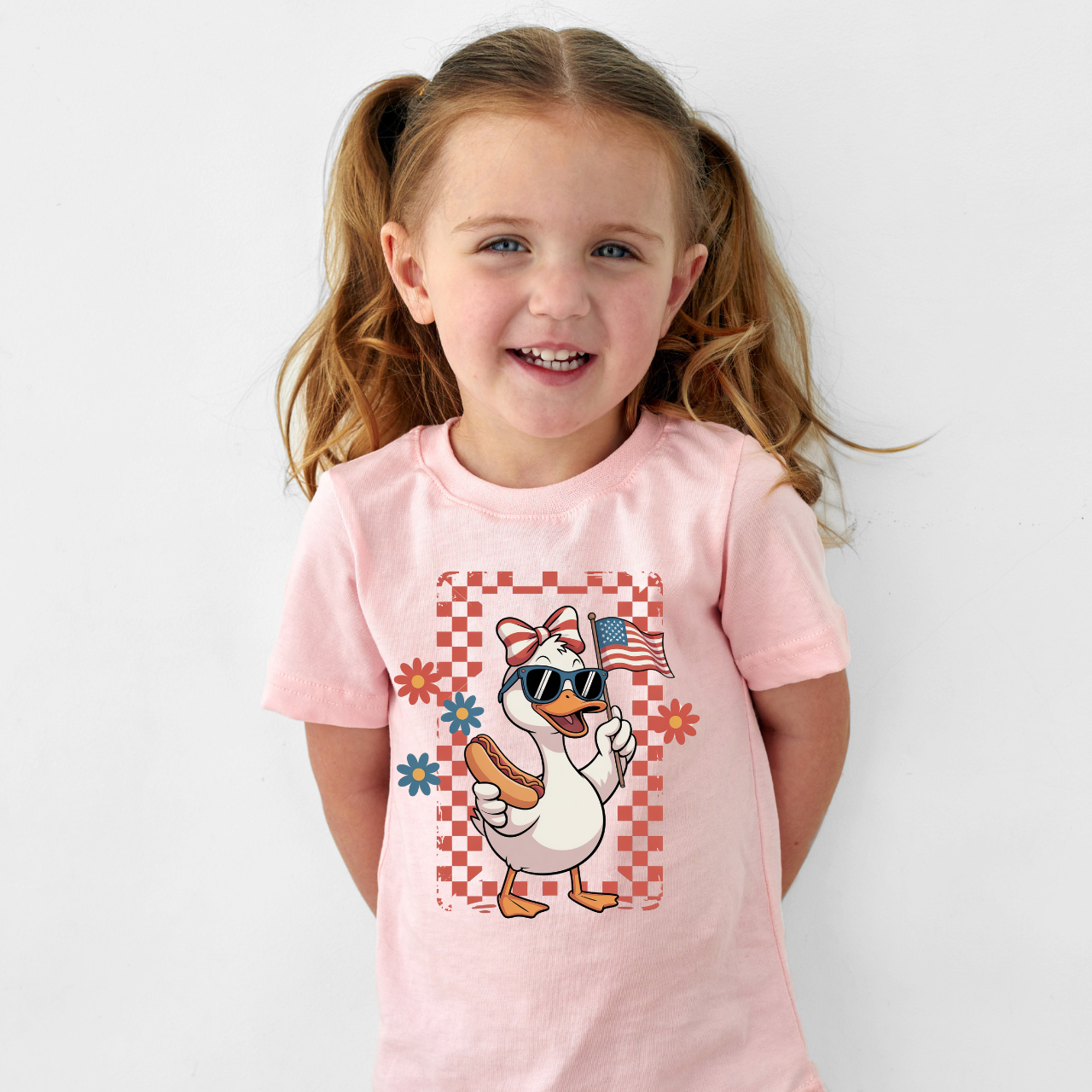 Patriotic Girl Goose