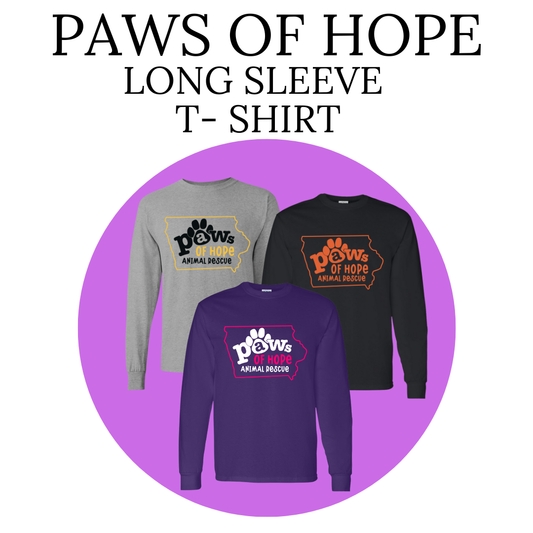 Paws Of Hope Long Sleeve Shirts