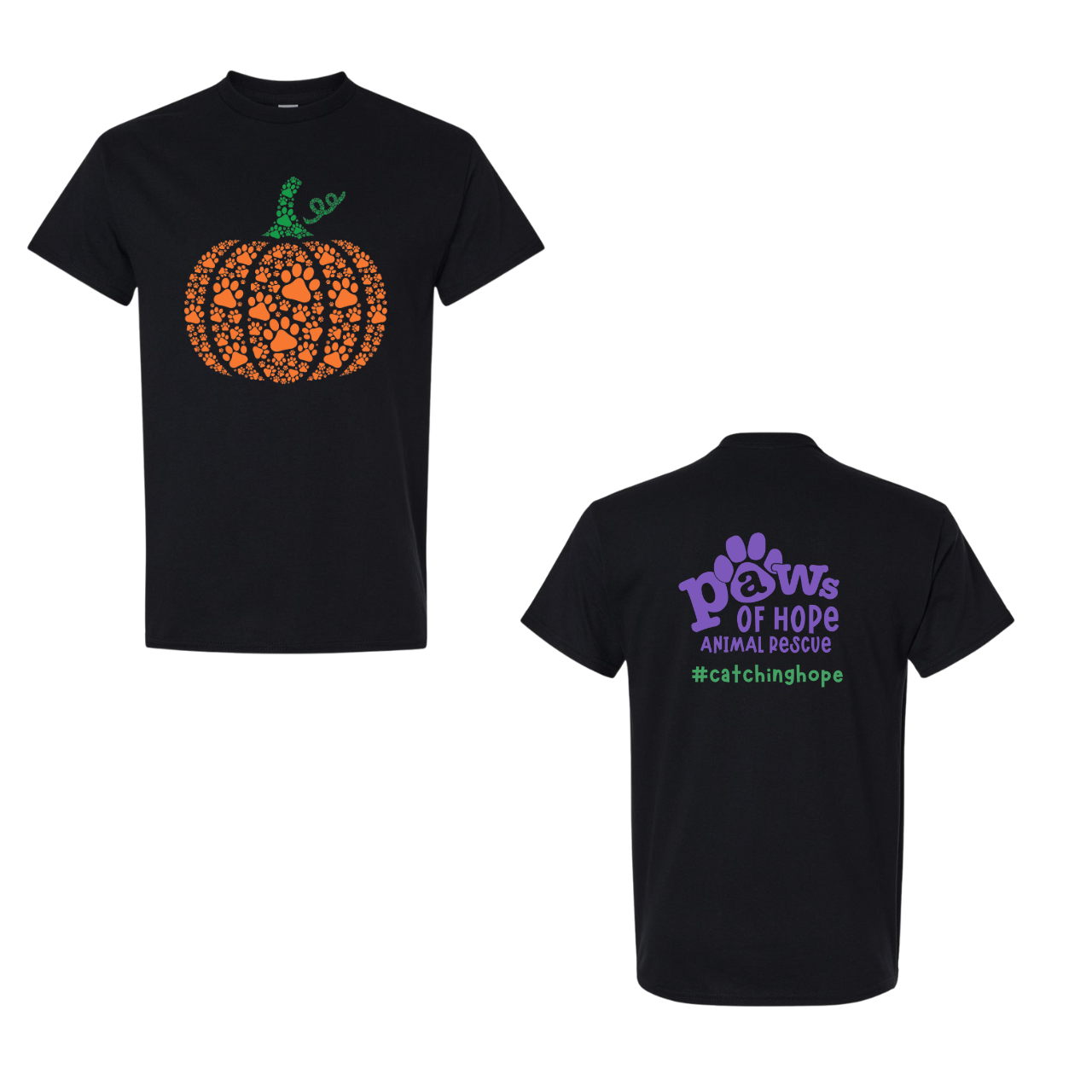 Paws Of Hope Pumpkin Tees