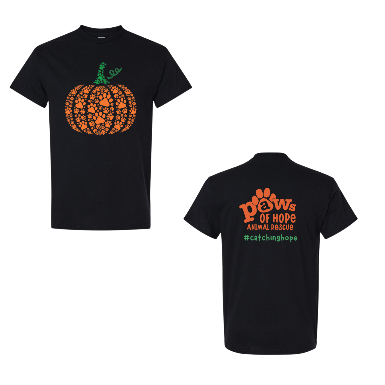 Paws Of Hope Pumpkin Tees