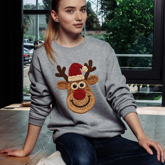 Reindeer Faux Crochet