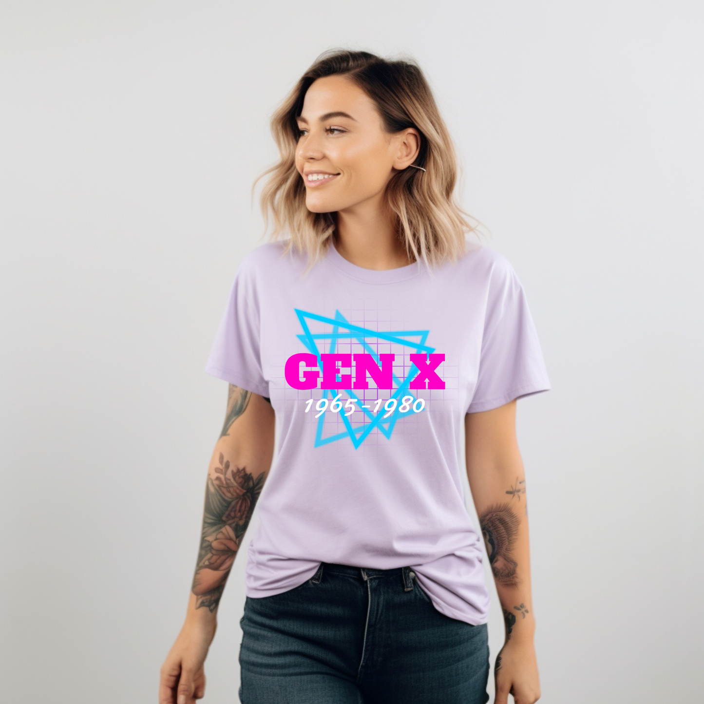 Gen X Retro Shapes T-Shirt