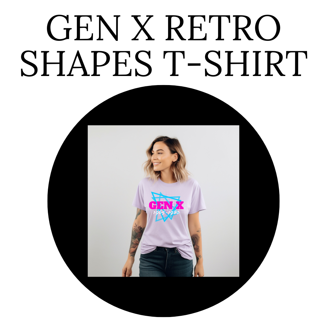Gen X Retro Shapes T-Shirt