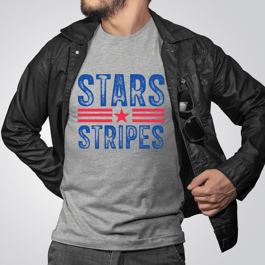 Stars And Stripes Distressed