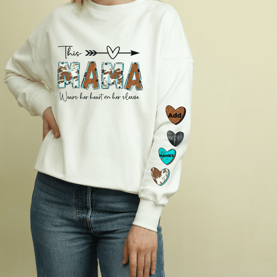 This Mama Wears Her Heart On Her Sleeve