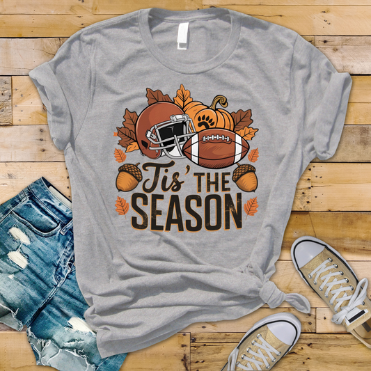 Tis The Season Acorns Football Helmet