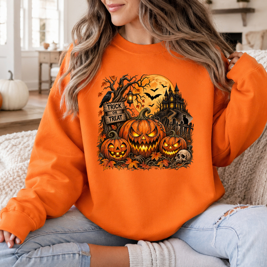 Trick Or Treat With Haunted House
