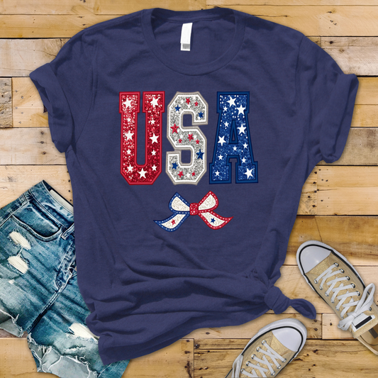 USA Faux Sequins Coquette