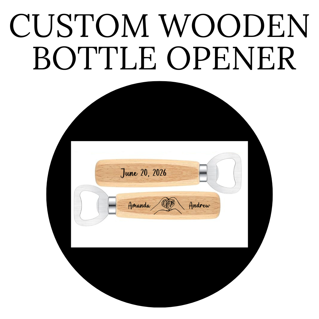 Custom Wooden Bottle Opener