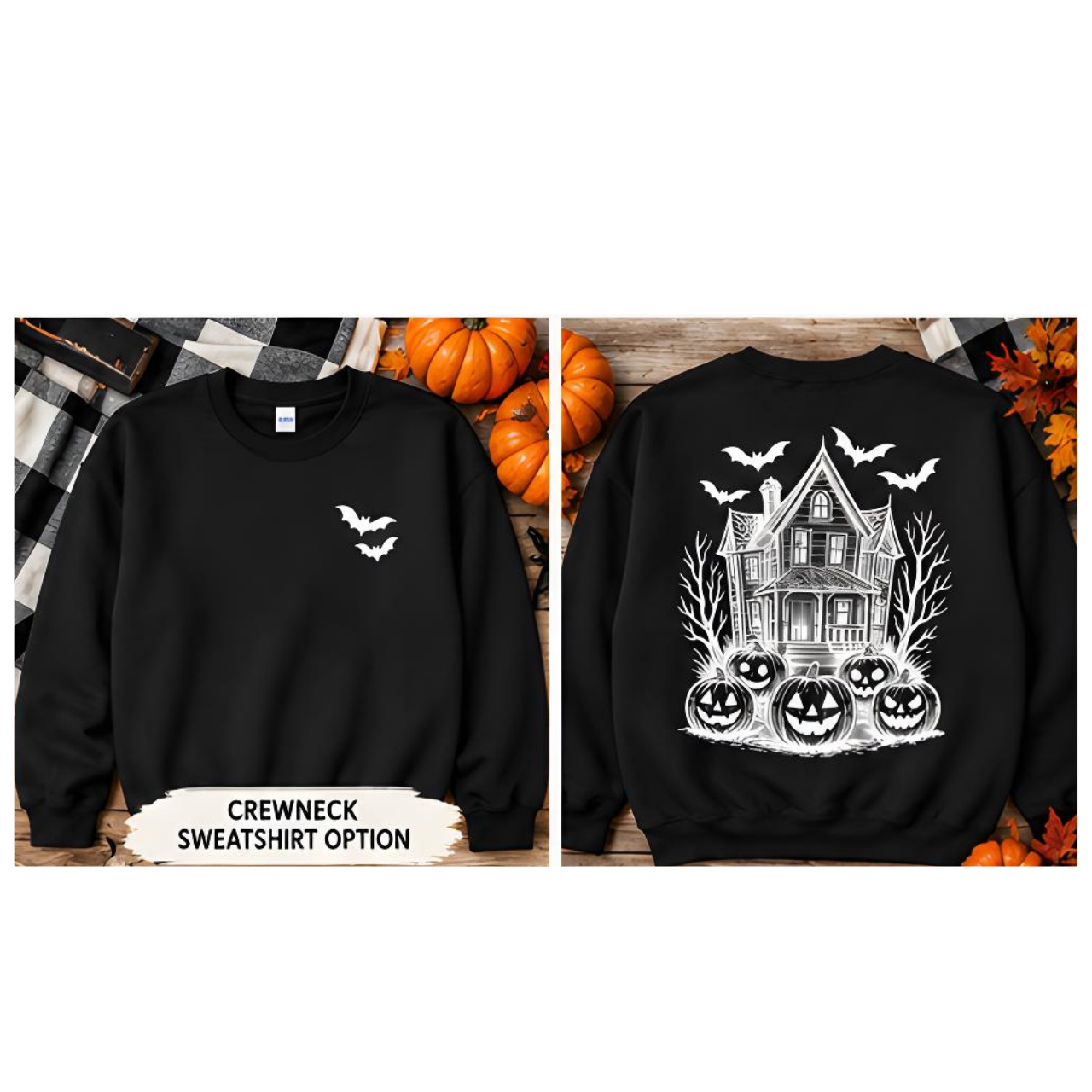 Haunted House T-shirt or Crewneck