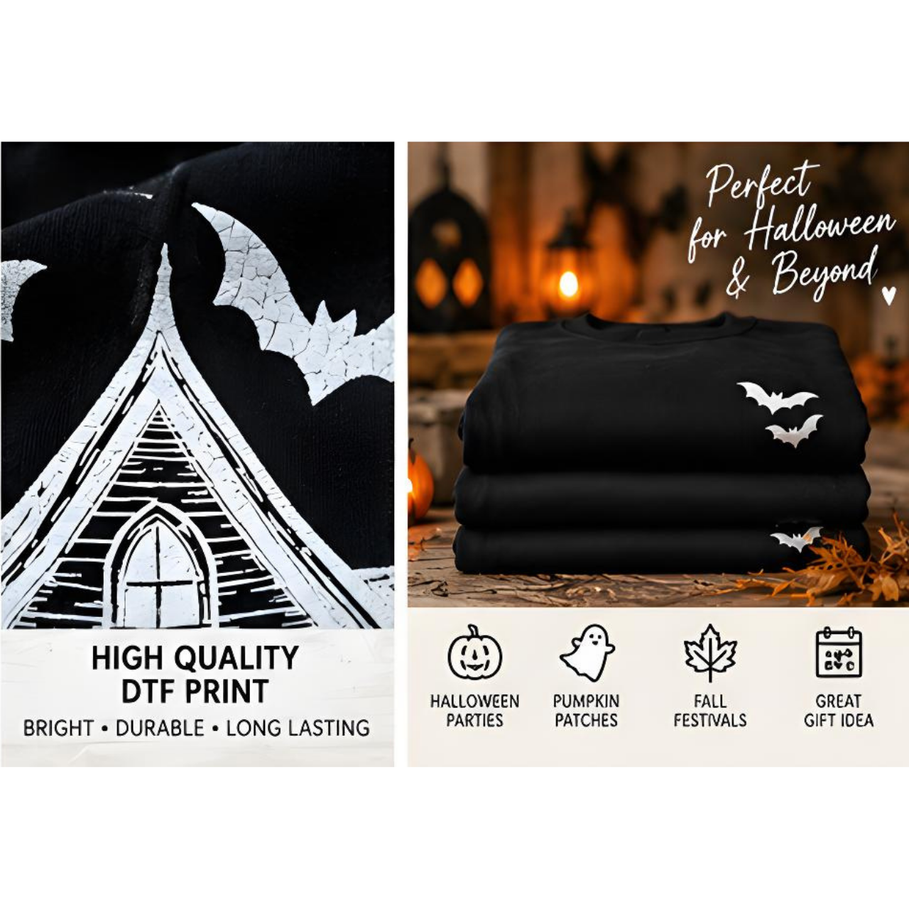 Haunted House T-shirt or Crewneck