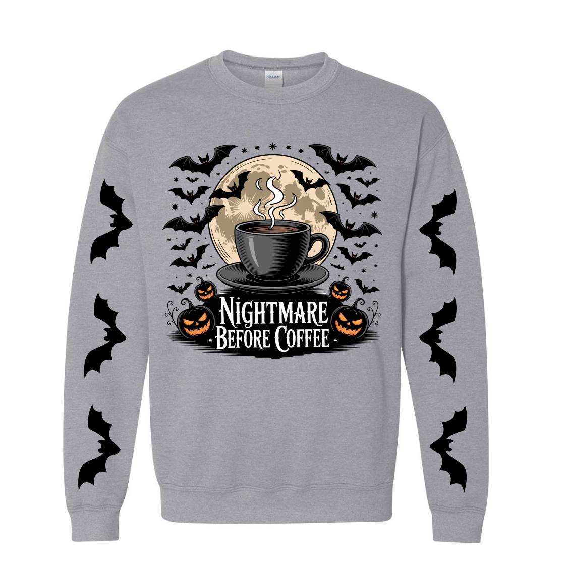 Nightmare Before Coffee Crewneck