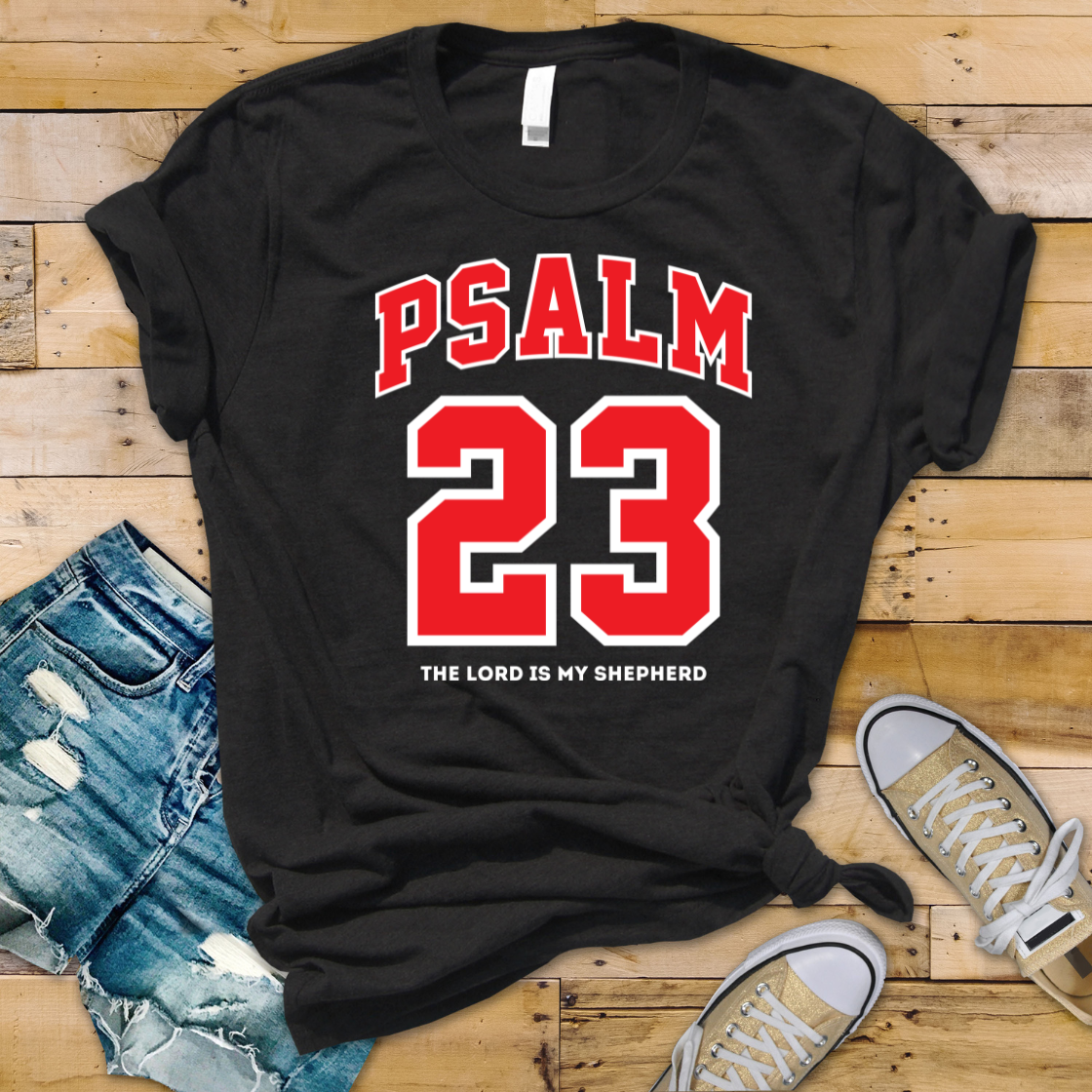 Psalm 23 Collegiate T-Shirt