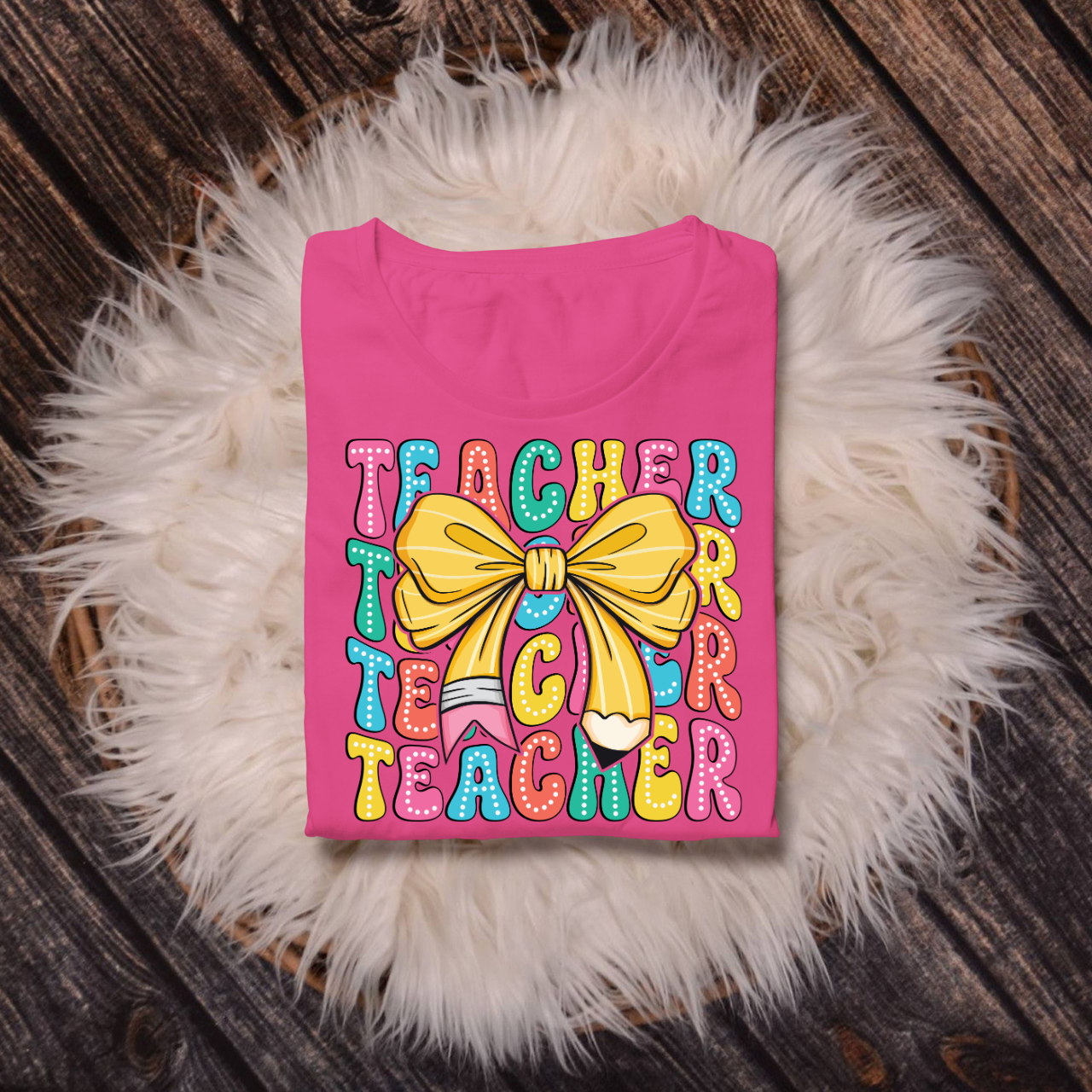Teacher Bright Pencil Coquette